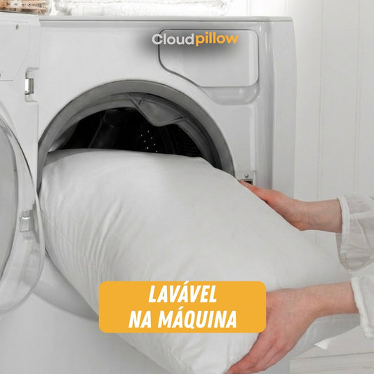 CloudPillow™ Travesseiro Premium Pluma de Ganso - Conforto de Hotel 5 Estrelas